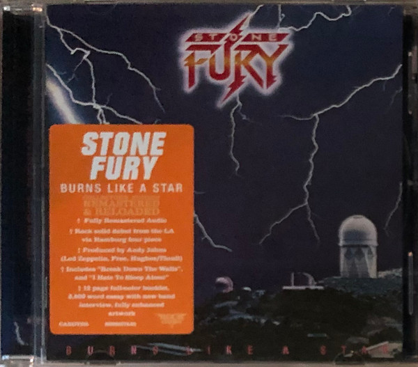 Stone Fury - Burns Like A Star | Releases | Discogs