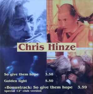 Chris Hinze - So Give Them Hope album cover
