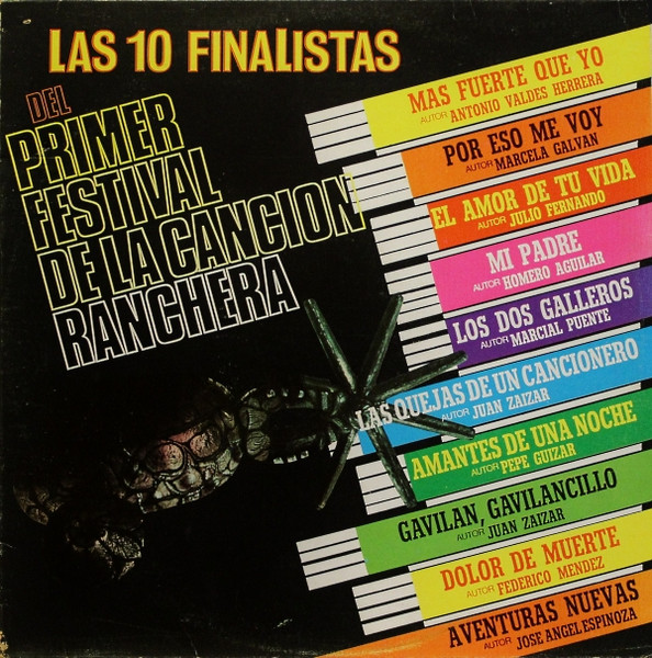 Las 10 Finalistas Del Primer Festival De La Cancion Ranchera (1979, Vinyl)  - Discogs