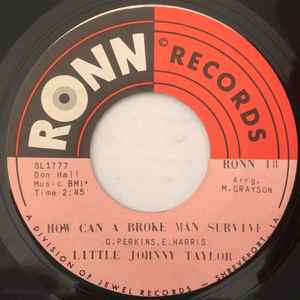 Little Johnny Taylor - How Can A Broke Man Survive album cover