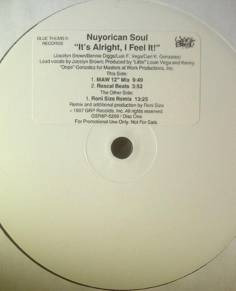 Nuyorican Soul – It's Alright, I Feel It! (1997, Centerlabels With