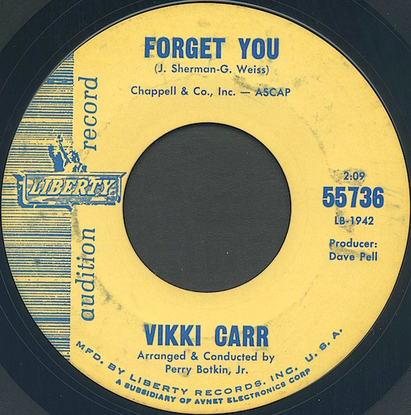last ned album Vikki Carr - Forget You Her Little Heart Went To Loveland