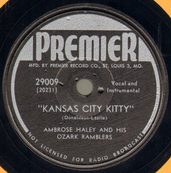 ladda ner album Ambrose Haley And His Ozark Ramblers - Kansas City Kitty Trail To San Antone