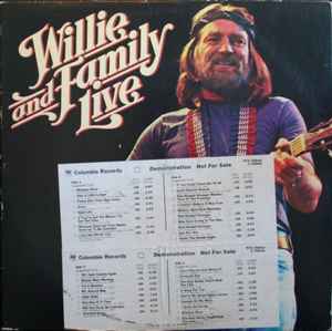 Willie Nelson - Willie And Family Live album cover