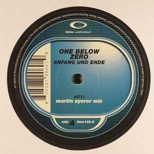 One Below Zero - Anfang Und Ende album cover