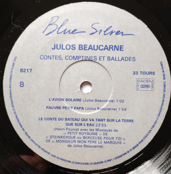 Julos Beaucarne - Contes comptines et ballades | Blue Silver (88217-1) - 4