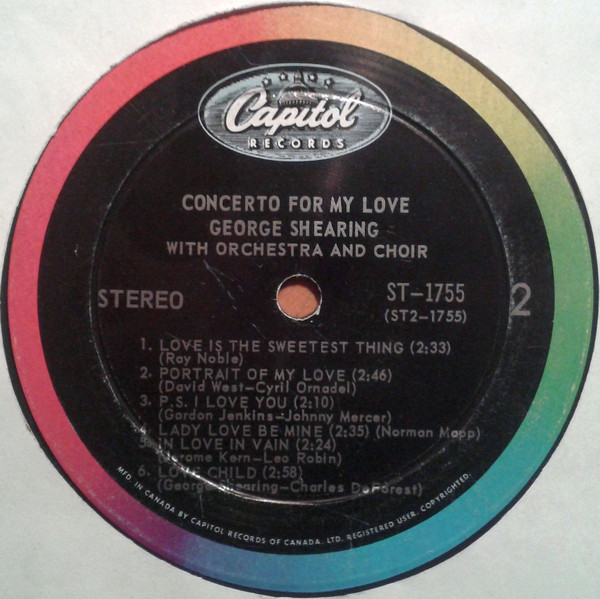 baixar álbum George Shearing - Concerto For My Love