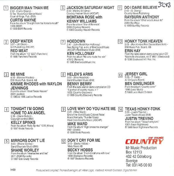 lataa albumi Various - Mr Music Country 0199
