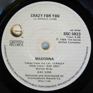 Madonna / Sammy Hagar – Crazy For You / I'll Fall In Love Again