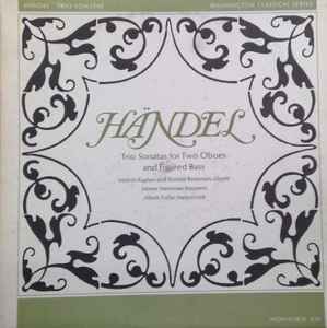 Georg Friedrich Händel - Trio Sonatas For Two Oboes And Figured Bass album cover