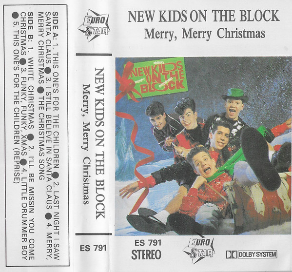 New Kids On The Block Merry Merry Christmas Cassette Discogs