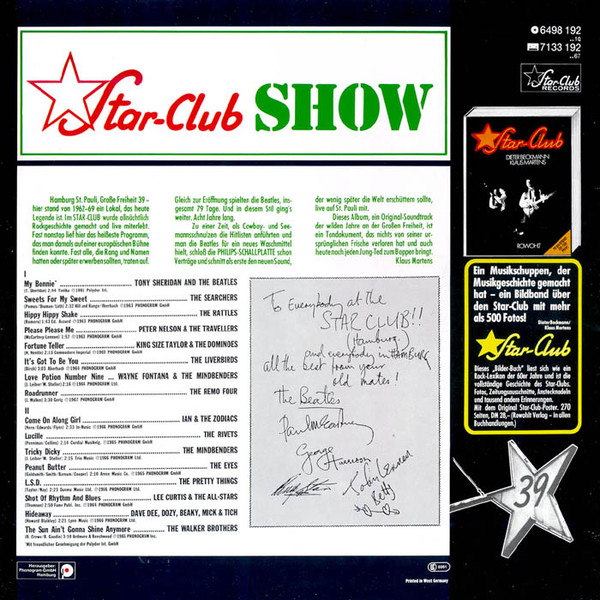 last ned album Various - Star Club Show
