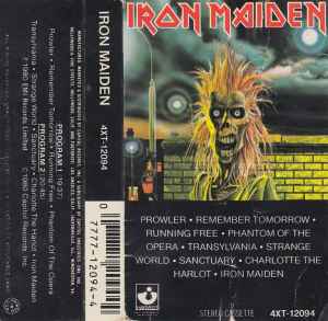 Iron Maiden – Iron Maiden (1980, White, Cassette) - Discogs