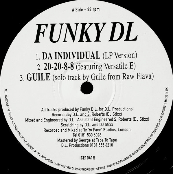 Funky DL / Guile – Da Individual / Guile (1996, Vinyl) - Discogs