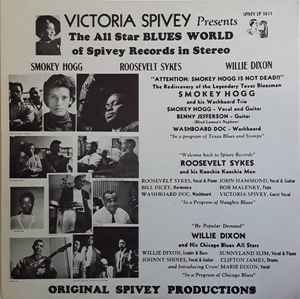Victoria Spivey - Victoria Spivey Presents The All Star Blues World Of Spivey Records In Stereo