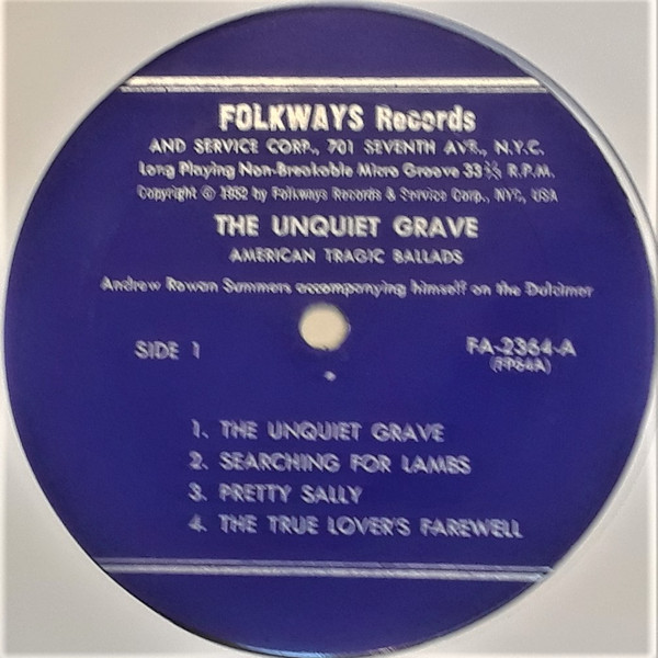 descargar álbum Andrew Rowan Summers - The Unquiet Grave