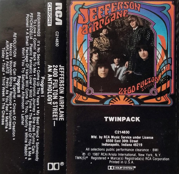 Jefferson Airplane - 2400 Fulton Street | Releases | Discogs