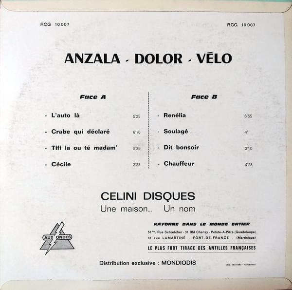 baixar álbum Yvon Anzala, Marcel Lollia, Dolor Meliot - Anzala Dolor Vélo