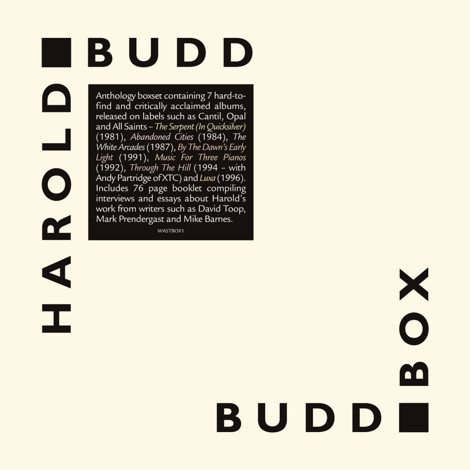 Harold Budd – Budd Box (2013, CD) - Discogs