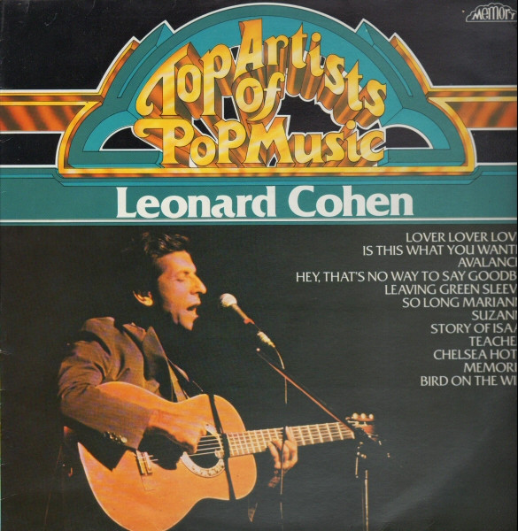 Leonard Cohen – Leonard Cohen (1982, Vinyl) - Discogs