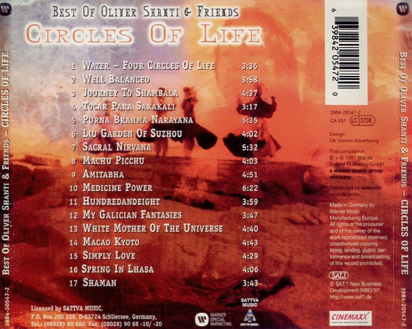 Album herunterladen Oliver Shanti & Friends - Best Of Circles Of Life Incl 3 New Unreleased Tracks
