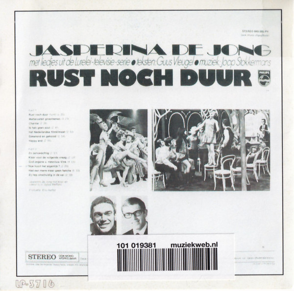 last ned album Jasperina De Jong - Rust Noch Duur