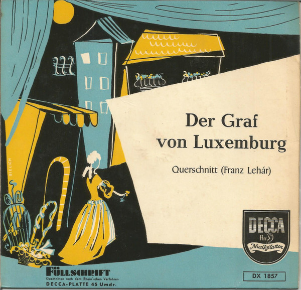 descargar álbum Franz Lehár - Der Graf Von Luxemburg