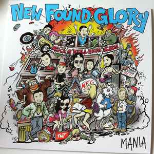 New Found Glory Mania 2013 Clear w Black screen printed B