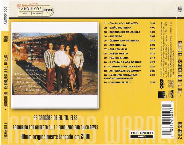 télécharger l'album Gilberto Gil - As Canções De Eu Tu Eles