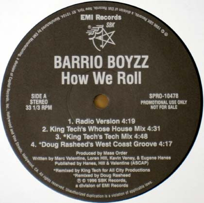 Barrio Boyzz – How We Roll (1996, Vinyl) - Discogs