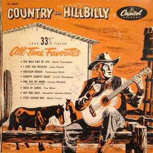Various - Country And Hillbilly | Releases | Discogs