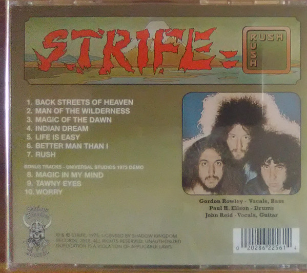 télécharger l'album Strife - Rush