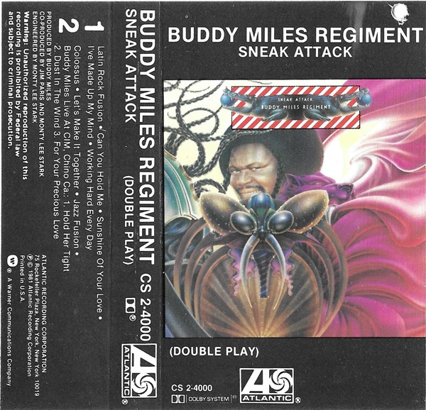 Buddy Miles Regiment – Sneak Attack (1981, Cassette) - Discogs