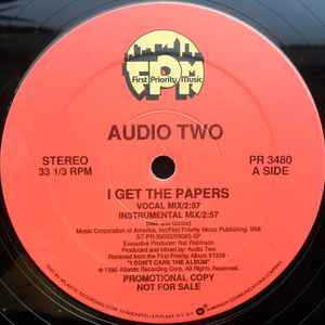 Audio Two - I Get The Papers