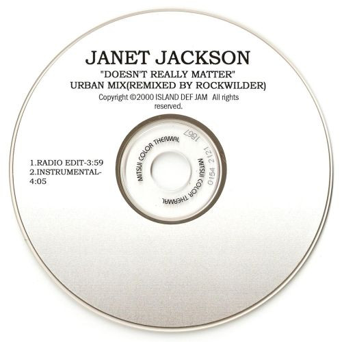 Janet - Doesn't Really Matter | Releases | Discogs