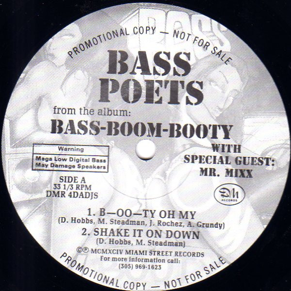 Bass Poets With Special Guest: Mr. Mixx – Bass-Boom-Booty (1994