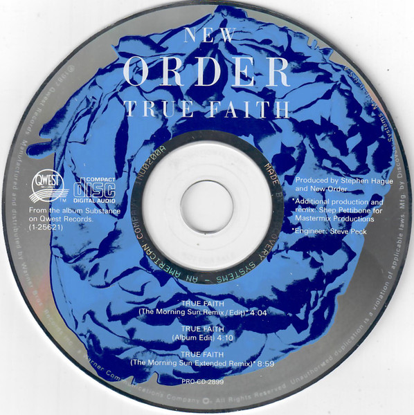 New Order – True Faith (1987, CD) - Discogs