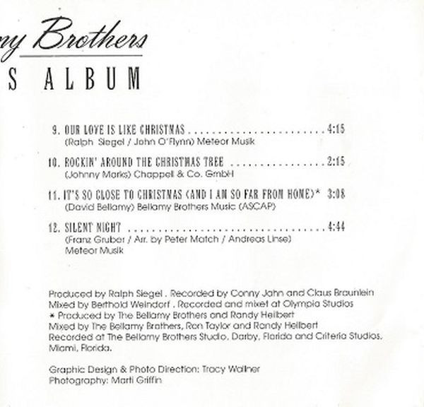 télécharger l'album The Bellamy Brothers - Christmas Album