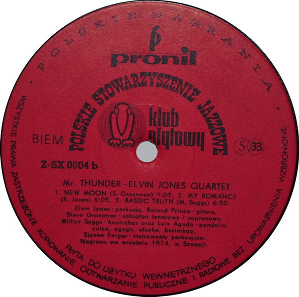 ladda ner album Elvin Jones Quartet - Mr Thunder