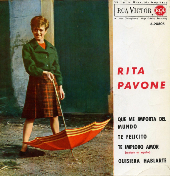 Vinilos en Oferta  Rita Pavone: No Hay Otro Como Tu - Venta de discos de  vinilo CHILE