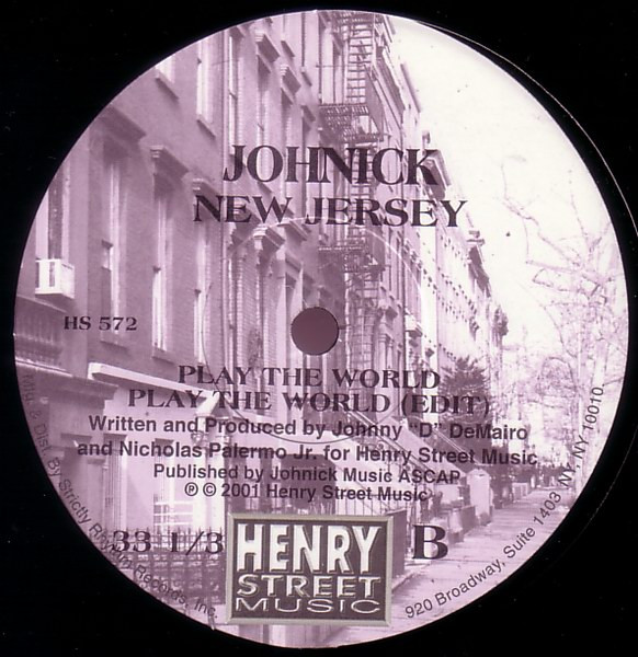 JohNick – New Jersey (2001, Vinyl) - Discogs