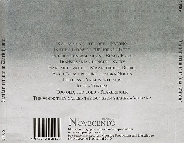 ladda ner album Download Various - Italian Tribute To Darkthrone album