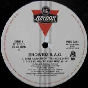 Showbiz & A.G. – Soul Clap / Party Groove (1992, Vinyl) - Discogs