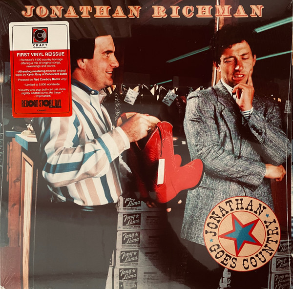 Jonathan Richman – Jonathan Goes Country (2023, Red, Vinyl 