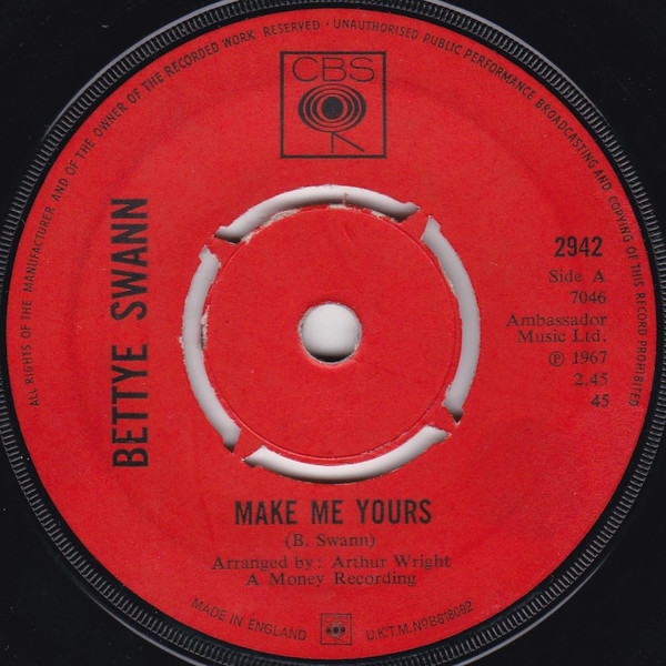 Bettye Swann – Make Me Yours (1967, Monarch Pressing, Vinyl) - Discogs