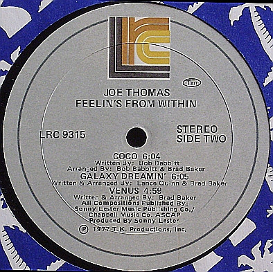 lataa albumi Joe Thomas - Feelins From Within