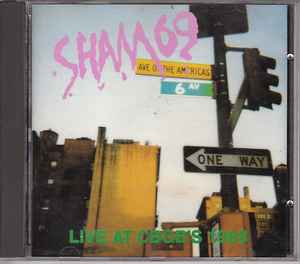 Sham 69 - Live At CBGB's 1988 album cover
