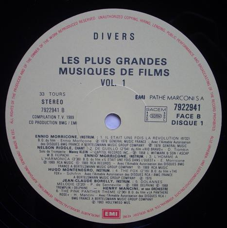 last ned album Various - Les Plus Grandes Musiques De Films Versions Originales