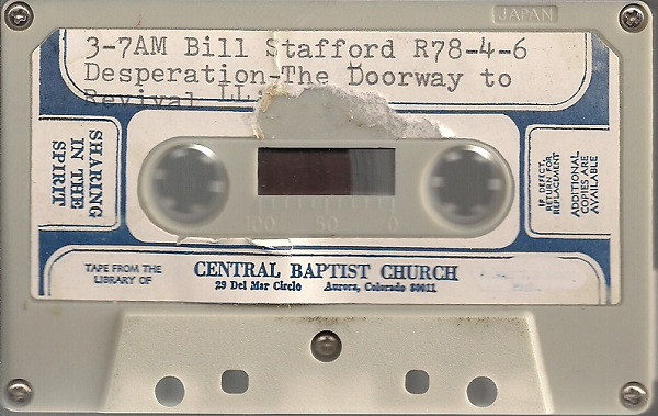 descargar álbum Bill Stafford - Desperation The Doorway To Revival