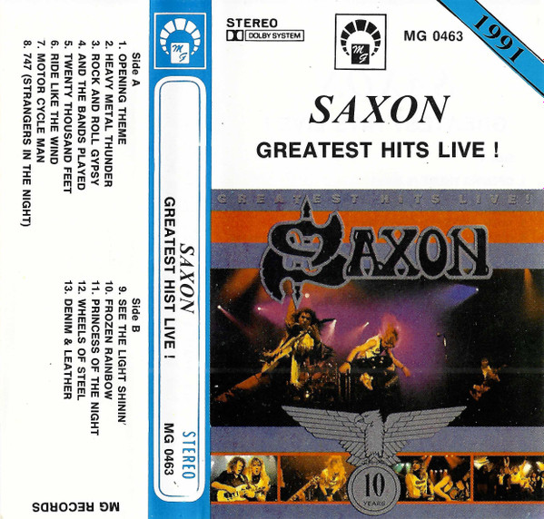 Saxon - Greatest Hits Live! | Releases | Discogs